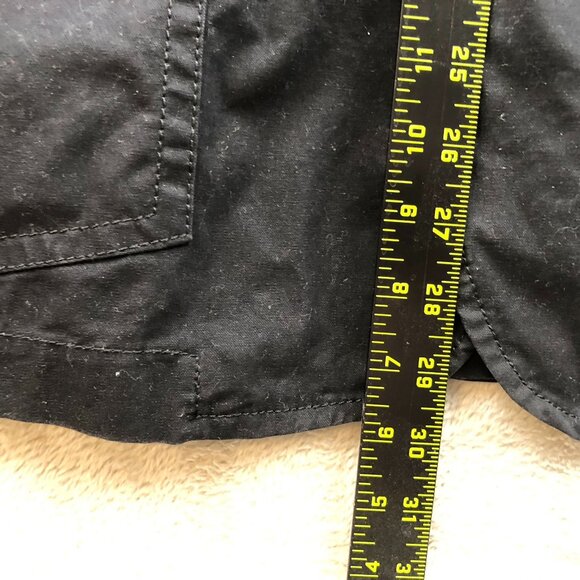 Sonoma Women's Unstructured Blazer Jacket Large Surgeon's Cuffs Workwear Black - Picture 3 of 12